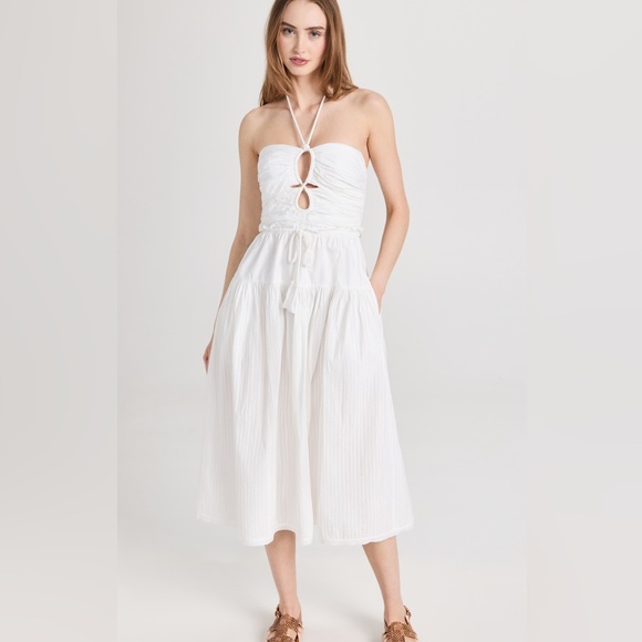 Ulla Johnson Emmaline cotton poplin midi dress NWT - Picture 1 of 14